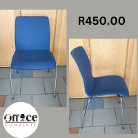 CH1 - Chair visitor blue R450.00 each